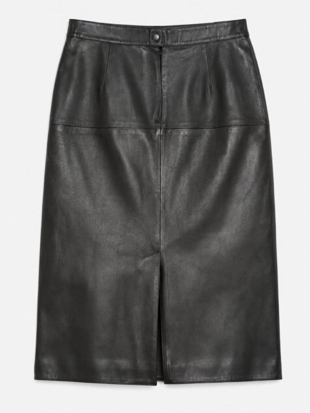NWT Isaac Mizrahi for Target Vintage Y2K Black Leather Pencil Skirt Size 8